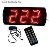 Godrelish 5" LED Days Countdown Timer Support Max 999 Days Count Red Color