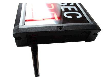 2.3-inch 10 Digits with Red Color LED Timer Countdown/up Wall Mounted Clock with Days Hours Mins Secs