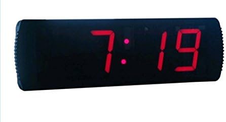 BESTLED 4" 4 Digits Remote Control Digital LED Wall Clock Countdown/up 12/24 Hour Display