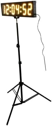 Yellow Color Portable 5 Inch LED Race Timing Clock for Running Events LED Countdown/up Timer