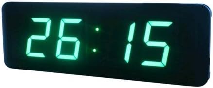 BestLED Green Color 4 Digits 2.3" Indoor LED Countdown Clock Support 12/24-Hour Display Digital Wall Mounted Clock Max 99 Minutes 59 Seconds