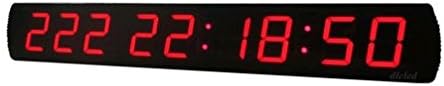 4" 9 Digits LED Countdown/up Wall Clock in Days Hours Minutes Seconds IR Remote Control LED Days Countdown Clock 4" LED Countdown Timer