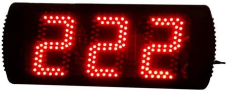 BESTLED 5" 3 Digits LED Seconds Countdown Timer Support Max 999 Seconds Countdown or up IR Remote Control