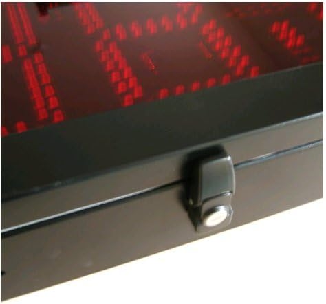 BestLED Double Sided LED Race Timing Clock Door Open Maintenance Design IP 64 Cabinet 8" Outdoor Countdown/up Clock