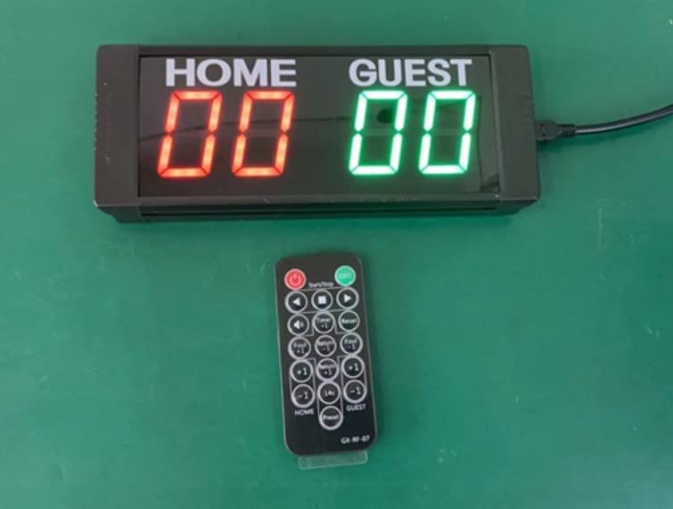 AZOOU led Digital Electronic Scoreboard with Remote Control for Sport Game Basketball Baseball Tennis Volleyball Table pingpong Billiards Cornhole scoreboards Home Guest
