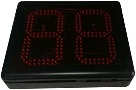 BESTLED 8" 2 Digits Lap Counter LED Timer Semi-Outdoor Seconds Countdown/up Timer IR Remote Control LED Digital Timer