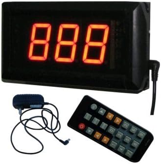 BESTLED 1.8" Indoor Usage LED Countdown Timer Lap Counter Support Max 999 Days Count IR Remote Control