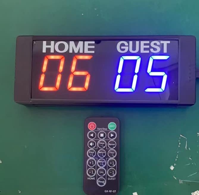 AZOOU led Digital Electronic Scoreboard with Remote Control for Sport Game Basketball Baseball Tennis Volleyball Table pingpong Billiards Cornhole scoreboards Home Guest