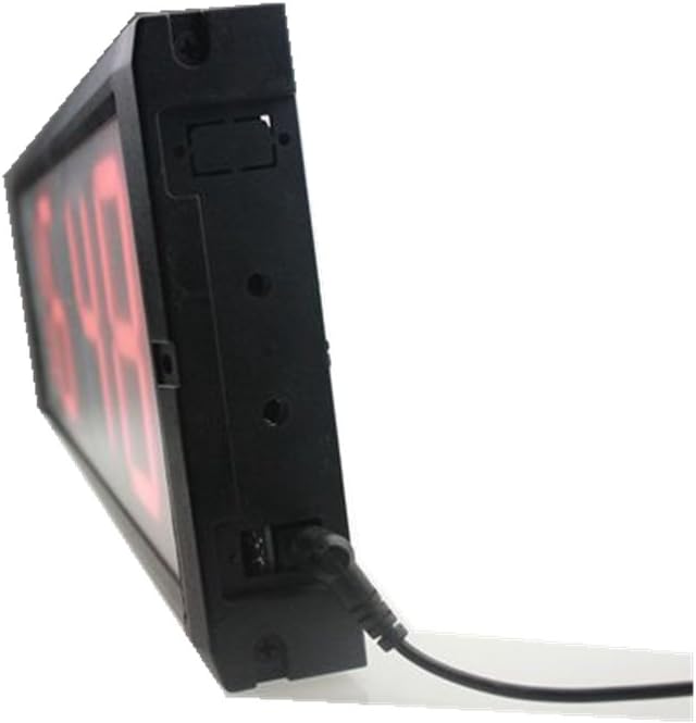 4-inch Character High Led Digital Wall Clock Countdown Countup Timing in Minute Seconds Amber Color