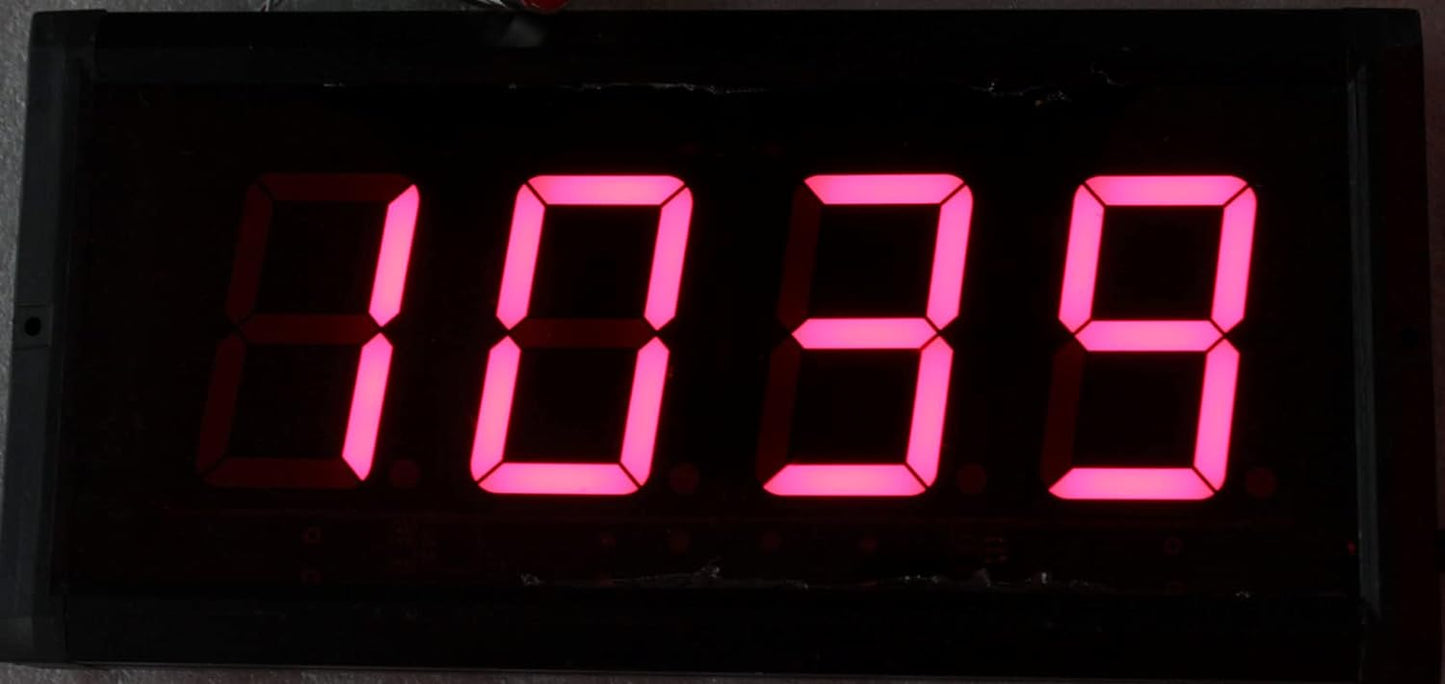 BESTLED 3" High Character LED Counter 4 Digits LED Digital Timer Button Control with IR Remote Control