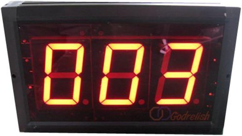 Godrelish 3-inch LED Days Countdown or Countup Timer Max 999 Days Event Reminder Counter IR Remote Control