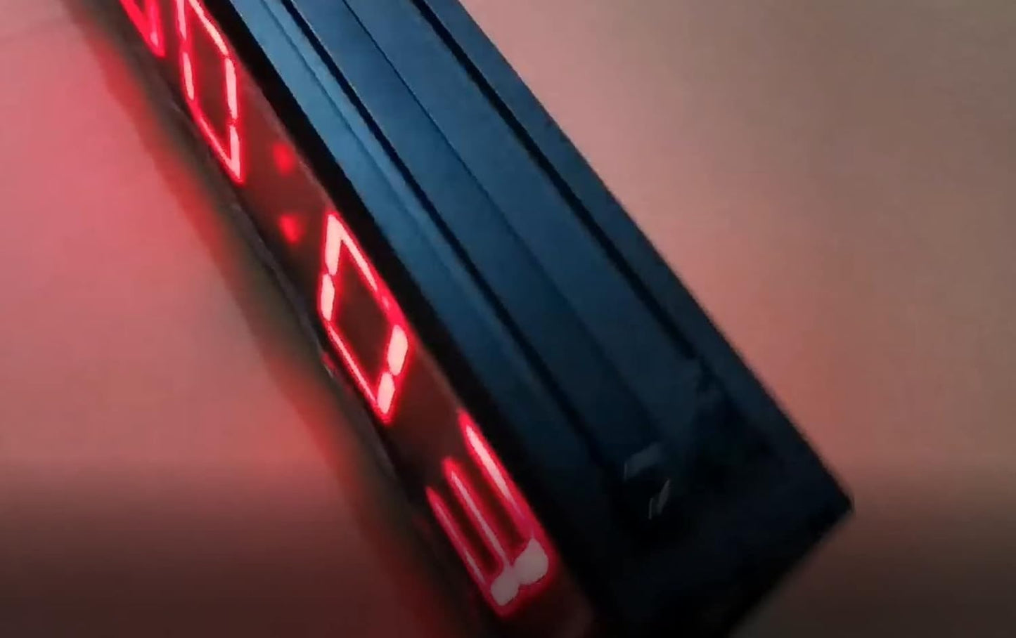 Double Sided Semi-Outdoor LED Race Timing Clock 4" 6 Digits Countdown/up Timer 12/24 Hour Format