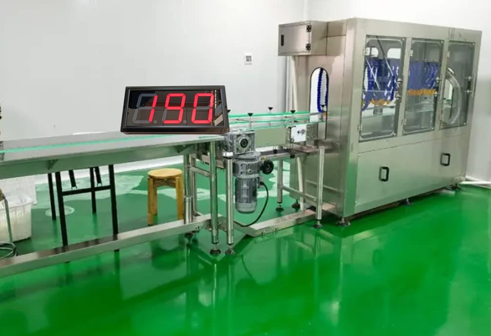 Big red 4 inch Digital Height led Counter with Infrared Sensor Count up to 999 can use Production line Counter