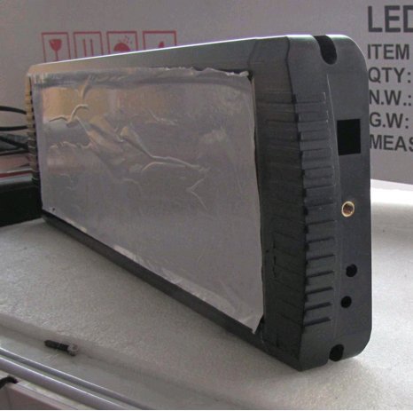 BestLED Semi-Outdoor LED Digital Wall Clock 5" High Character 12/24-Hour Display Support Countdown/up Function in Minutes Seconds Large LED Race Timing Clock Yellow Color