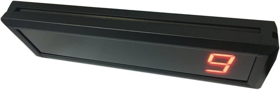 Godrelish Internal Training Timer Gym Boxing Tabata Stopwatch Led Wall Clock for Fitness W/Remote Control