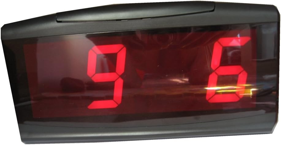 Godrelish Desk LED Alarm Clock Display Date Temperature and Time with Button Control