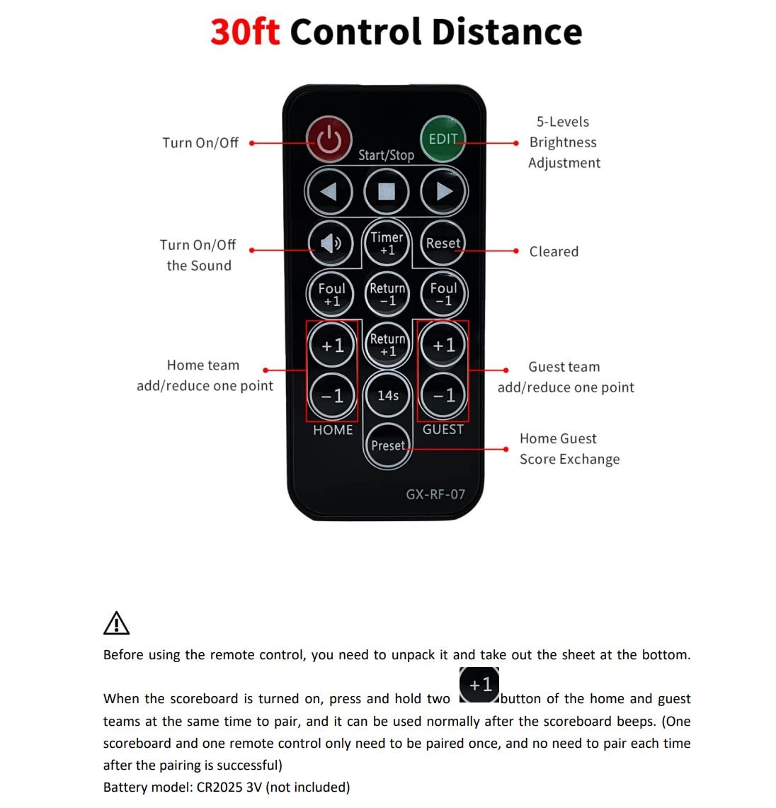 AZOOU led Digital Electronic Scoreboard with Remote Control for Sport Game Basketball Baseball Tennis Volleyball Table pingpong Billiards Cornhole scoreboards Home Guest