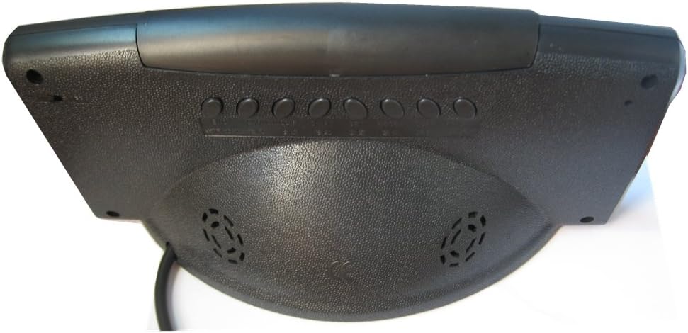 Godrelish Desk LED Alarm Clock Display Date Temperature and Time with Button Control