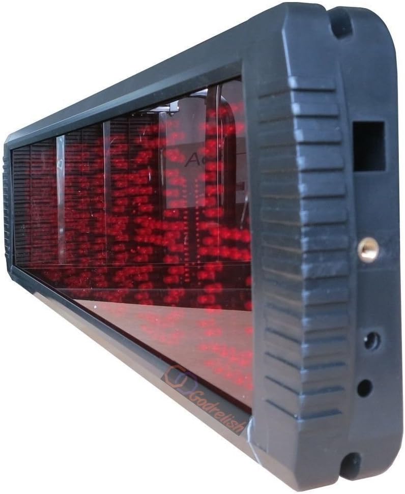 Godrelish Large Red Color LED Clock Timer 5" High Digital for Sport Timing Use Can As Clock and Countdown and Count up with Ir Remote Control