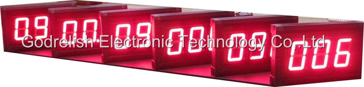 Godrelish 3-inch LED Days Countdown or Countup Timer Max 999 Days Event Reminder Counter IR Remote Control