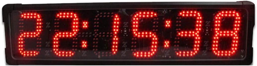 Godrelish 8" High Character Outdoor LED Race Timing Clock Double Sided with Tripod Countdown/up time Display